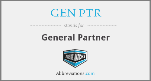 What does GEN PTR stand for?